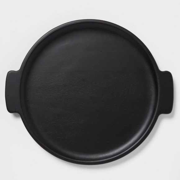 Threshold Acacia Modern Serving Tray -Black - Picture 1 of 3